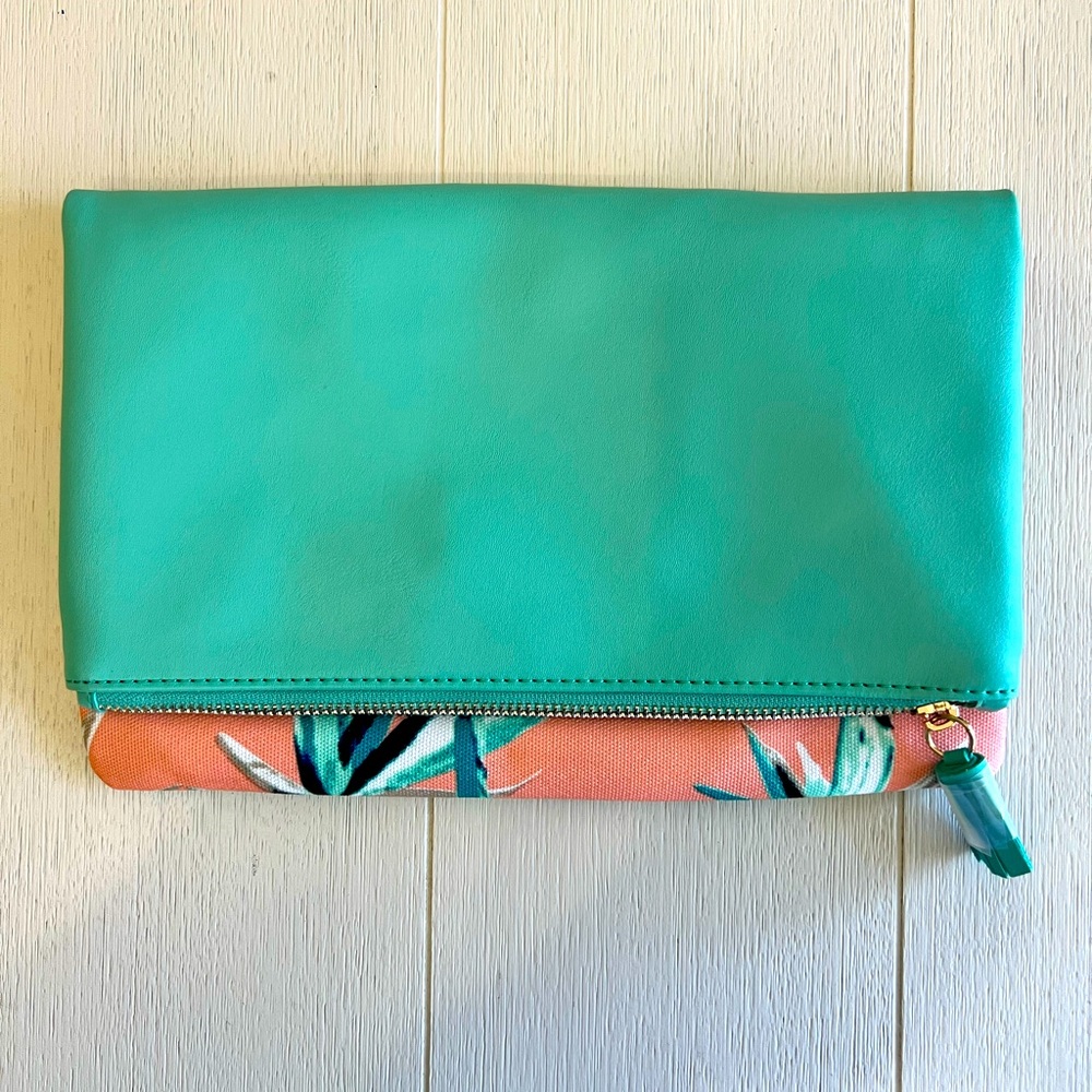 Rachel Pally Paradise Reversible Clutch NEW in protective bag